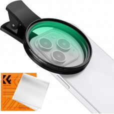 Nano-Klear Series, 67mm Clip-on Black Diffusion 1/4 Phone Camera Lens Filter Kit