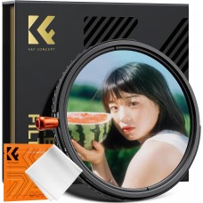 Nano-Xcel Series,Black Diffusion Mist Effect 1/4 & Variable ND2-32& Circular Polarizing Filter CPL-in 1 HD Lens Filter 
