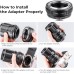 Manual lens adapter ring M42-FX