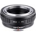 Manual lens adapter ring M42-FX