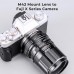Manual lens adapter ring M42-FX
