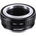 Manual lens adapter ring M42-NEX