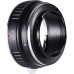 Manual lens adapter ring EOS-NEX
