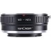 Manual lens adapter ring MD-NEX