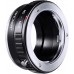 Manual lens adapter ring MD-NEX