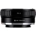 Manual lens adapter ring PK-NEX