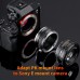 Manual lens adapter ring PK-NEX