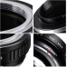 Manual lens adapter ring M42-M4/3