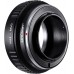 Manual lens adapter ring M42-M4/3