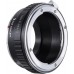 Manual lens adapter ring NIK-M4/3