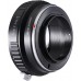 Manual lens adapter ring NIK-M4/3