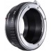 Manual lens adapter ring NIK-M4/3