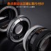 Manual lens adapter ring FD-EOS