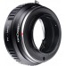 Manual lens adapter ring PK-M4/3