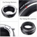 Manual lens adapter ring PK-M4/3