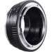 Manual lens adapter ring FD-FX