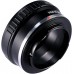 Manual lens adapter ring PK-EOS M