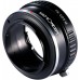 Manual lens adapter ring PK-EOS M