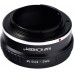 Manual lens adapter ring M42-EOS M
