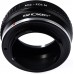 Manual lens adapter ring M42-EOS M
