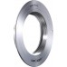Manual lens adapter ring M42-EOS