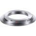 Manual lens adapter ring M42-EOS