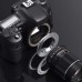 Manual lens adapter ring M42-EOS
