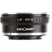 Manual lens adapter ring L/R-EOS M