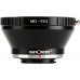 Manual lens adapter ring MD-P/Q