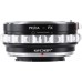 Manual lens adapter ring PK/DA-FX