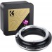 Manual lens adapter ring EOS-GFX