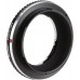 Manual lens adapter ring EOS-GFX