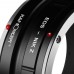 Manual lens adapter ring EOS-NIK Z