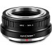 Manual lens adapter ring M42-NIK Z