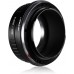 Manual lens adapter ring M42-EOS R