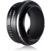 Manual lens adapter ring PK-EOS R