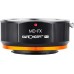Manual lens adapter ring III generation MD-FX