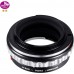 Manual lens adapter ring PK/DA-EOS R