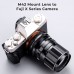 Manual lens adapter ring IV generation M42-FX