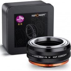 Manual lens adapter ring IV generation M42-FX
