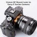 Manual lens adapter ring IV generation EOS-NEX