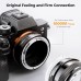Manual lens adapter ring IV generation FD-NEX