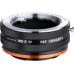 Manual lens adapter ring IV generation MD-NEX