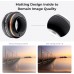 Manual lens adapter ring IV generation M42-M4/3
