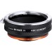 Manual lens adapter ring IV generation EOS-M4/3