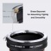 Manual lens adapter ring IV generation EOS-M4/3