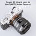 Manual lens adapter ring IV generation EOS-M4/3