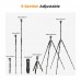Aluminum 5-Section Tripod Load Capacity 10kg TM2324