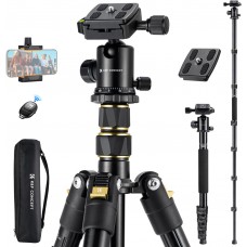 Aluminum 5-Section Tripod Load Capacity 10kg TM2324