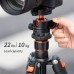 Aluminium 4-Section Tripod Load Capacity 10kg K234A1+BH-28L